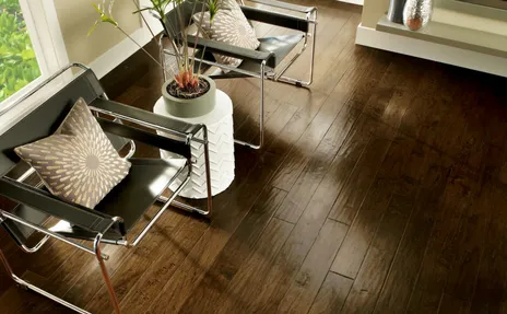 hardwood flooring in sitting area